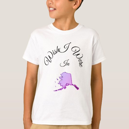 Ik wou dat ik in Alaska was T-shirt (Voorkant)