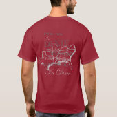Ik wou dat ik in Dixie Maroon T Shirt was (Achterkant)
