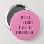 Ik wou dat ik... ronde button 4,0 cm (Voorkant /achterkant)