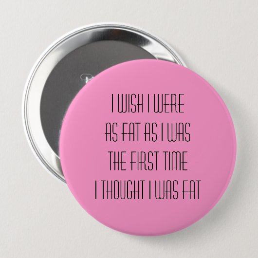 Ik wou dat ik... ronde button 4,0 cm (Voorkant /achterkant)