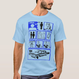 Ik wou dat ik Taller Blue was T-shirt