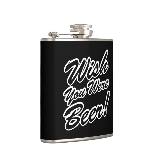 Ik wou dat je bier was! heupfles (Rechts)