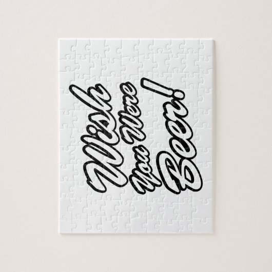 Ik wou dat je bier was! legpuzzel (Verticaal)