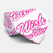 Ik wou dat je bier was! stropdas (Opgerold)