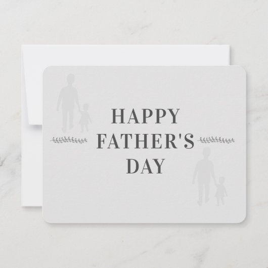 Ik wou dat je eeuwig was, vaderdag aangepaste kaar kaart (Achterkant)