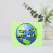 Ik wou dat je hier briefkaart was (Staand voorkant)