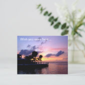 Ik wou dat je hier was... briefkaart (Staand voorkant)