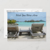 Ik wou dat je hier was, Briefkaart (Voorkant / Achterkant)