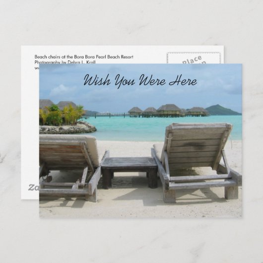 Ik wou dat je hier was, Briefkaart (Voorkant / Achterkant)