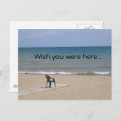 Ik wou dat je hier was... briefkaart (Voorkant / Achterkant)