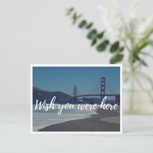 Ik wou dat je hier was, Briefkaart (Staand voorkant)