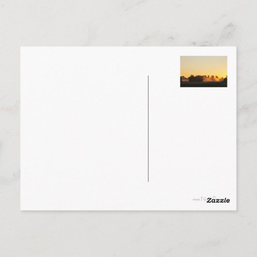 Ik wou dat je hier was briefkaart (Achterkant)