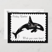 Ik wou dat je hier was! briefkaart (Voorkant / Achterkant)