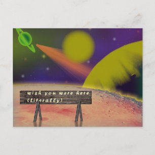 Ik wou dat je hier was briefkaart