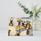 Ik wou dat je hier was! briefkaart (Staand voorkant)