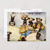 Ik wou dat je hier was! briefkaart (Voorkant / Achterkant)