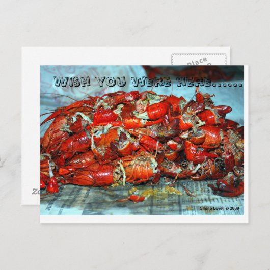 Ik wou dat je hier was...... briefkaart (Voorkant / Achterkant)