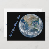 Ik wou dat je hier was briefkaart (Voorkant / Achterkant)