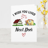 Ik wou dat je naast de deur woonde kaart (Gele Bloem)