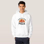 Ik wou dat je Pizza was Hoodie (Voorkant volledig)