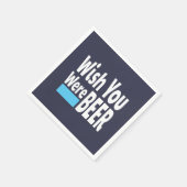 Ik wou dat je zo grappig was. servet (Hoek)