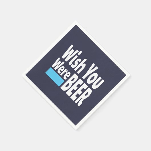 Ik wou dat je zo grappig was. servet (Hoek)