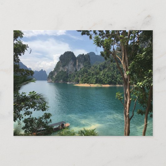 Ik wou dat we hier waren! Uit Thailand. Briefkaart (Voorkant)
