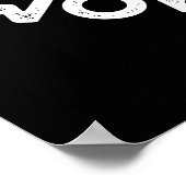 Ik Wove Wok en Woll Funny Chinese Wok Pun Dark BG Poster (Hoek)