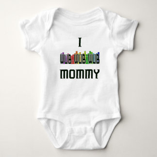"Ik wub mama" Dubstep baby Creeper Romper