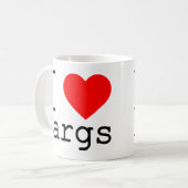 Ik ❤️ xargs koffiemok (Voorkant links)