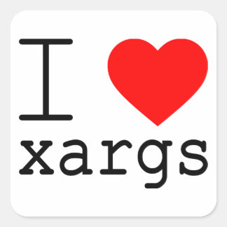 Ik ❤️ xargs stickers