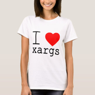 Ik ❤️ xargs t-shirt