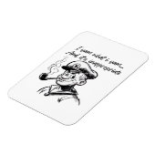 Ik yam wat ik yam en ongepaste klassieke luiaard D Magneet (Linkerzijde)