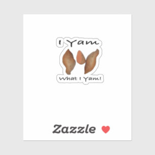 Ik Yam Wat Ik Yam, Ik Yam Wat Ik Yam, komisch, Sch Sticker