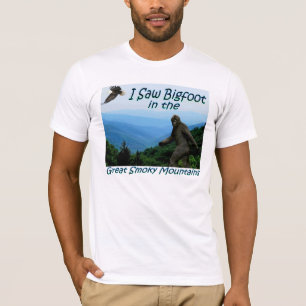 Ik zag Bigfoot-Great Smoky Mountains Fited T shirt