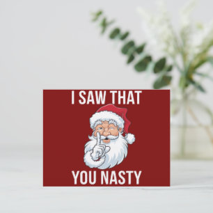 Ik zag dat je een akelige grappige kerst hebt feestdagenkaart