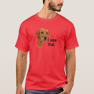 Ik zag dat - Jesus Meme Dog T-shirt