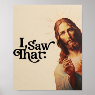Ik Zag Dat, Jezus Kunst, Ik Zag Die Jezus Poster