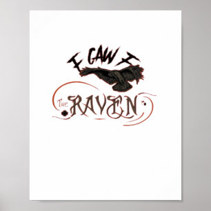 Ik Zag De Raven Gotische Kunst Horror Klassieker R Poster