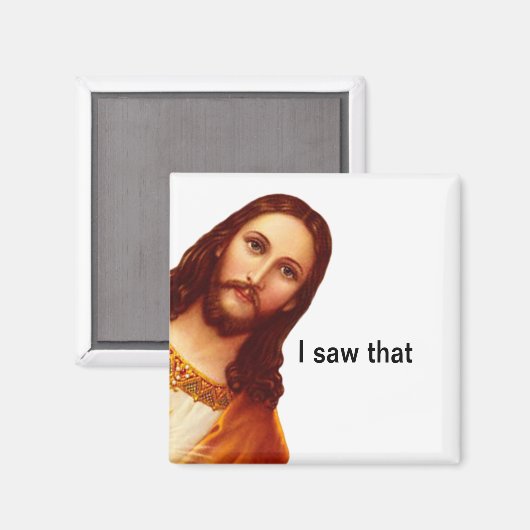 Ik zag die Jezus Magnet Magneet (Voorkant / Achterkant)