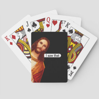 Ik zag die Jezus speelkaarten