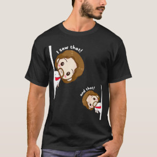 Ik zag die Karma Jezus grappige gezegde citaat mem T-shirt