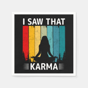 Ik zag die karma servet