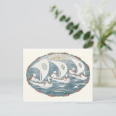 Ik zag drie schepen van H. Willebeek Le Mair Briefkaart (Staand voorkant)