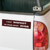 Ik zag hoe groot hij goede knuffels geeft bumpersticker (Op Truck)