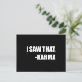 Ik zag Karma Briefkaart (Staand voorkant)