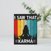 Ik zag Karma Briefkaart (Staand voorkant)