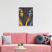 Ik zag mezelf II B – Zelfherkenning Kunst Canvas Afdruk (Insitu (Woonkamer))