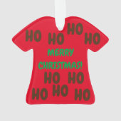 IK ZAG MOMMY DIE SANTA CLAUS KISSING! ORNAMENT (achterkant)