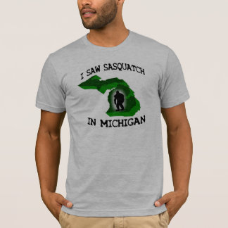 Ik zag Sasquatch in Michigan T-shirt